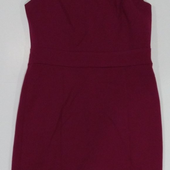 The Limited Midi Dress in Rich Burgundy - Picture 3 of 9